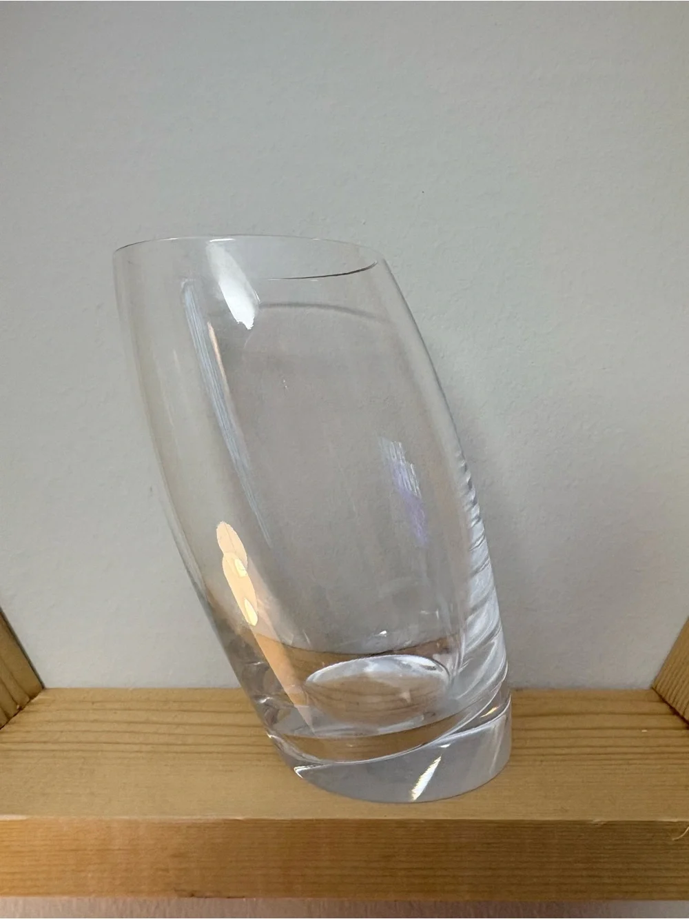 Set of 2 Nambe “Tilt” Highball Glasses